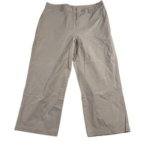 Lands' End Wide Leg Chino Pants